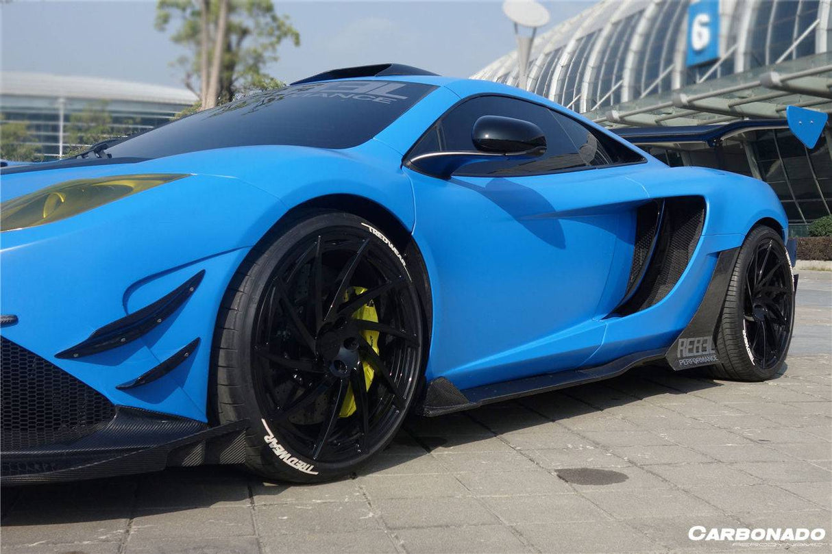 2011-2017 McLaren 650S MP4 12C Rebel Performance Style Side Skirts