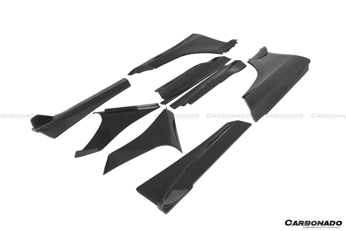 2011-2017 McLaren 650S MP4 12C Rebel Performance Style Side Skirts