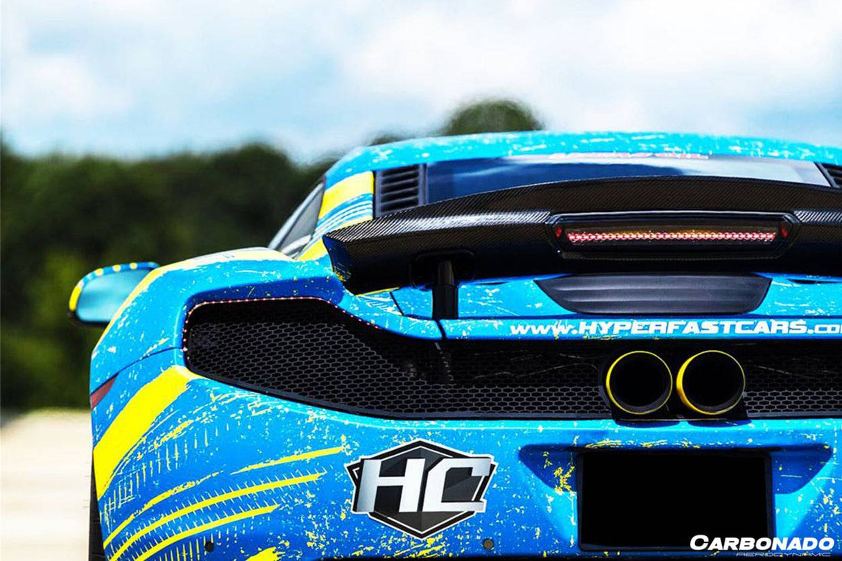 2011-2017 McLaren 650S & MP4 12C BKSS Style Carbon Fiber Trunk Spoiler