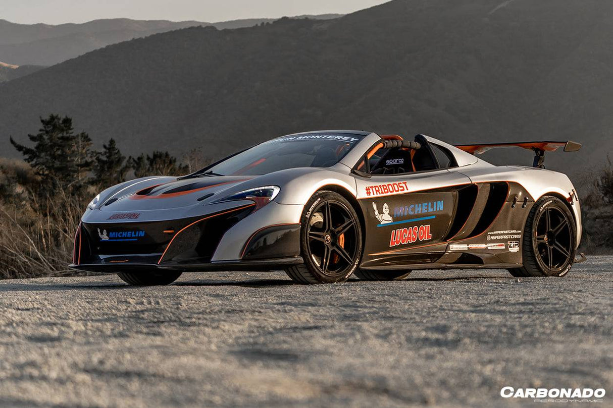 2011-2014 McLaren MP4 12C OEM Style Carbon Fiber Side Intake Blades