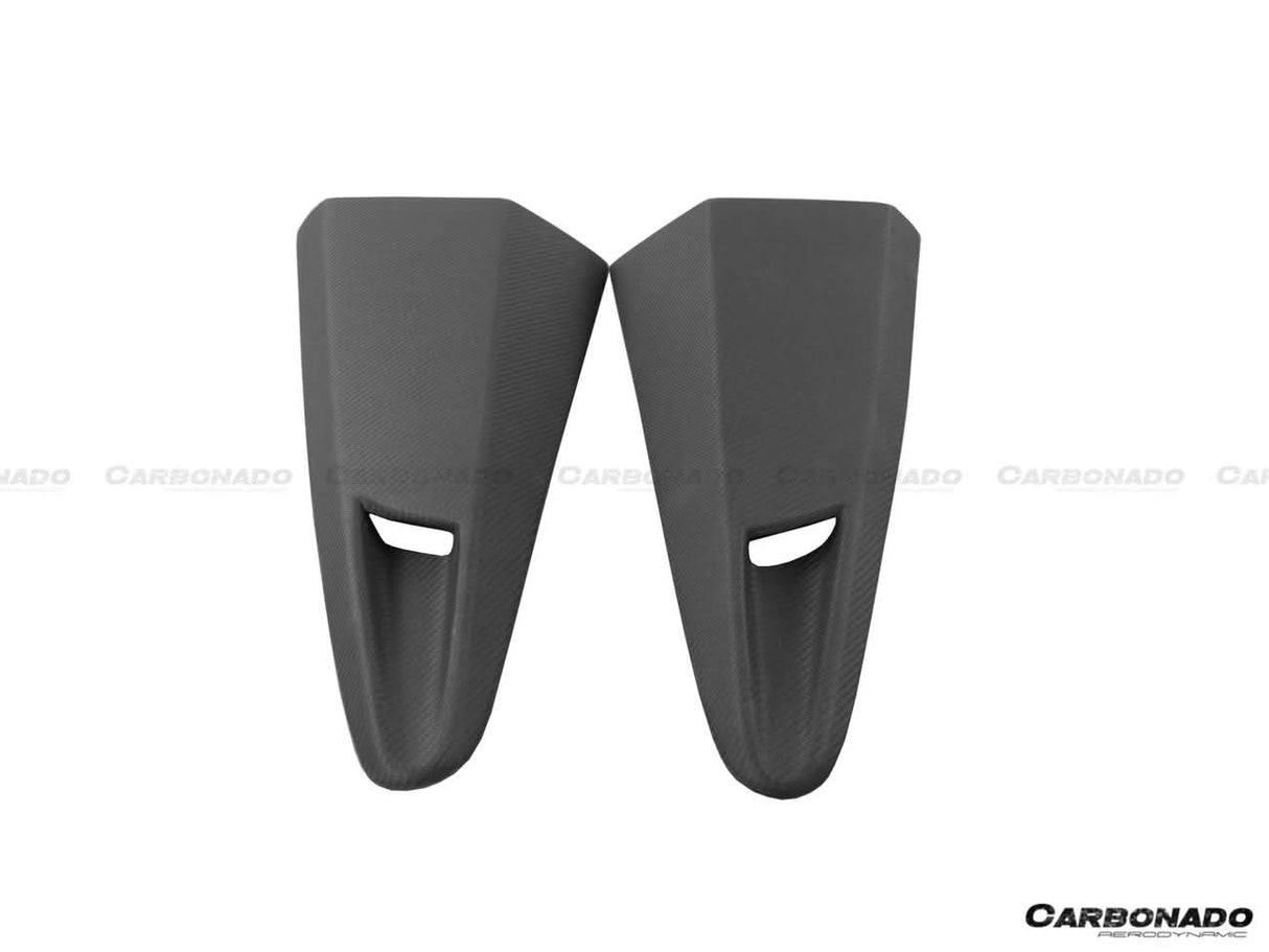 2011-2017 McLaren 650S & MP4 12C BKSS Style Carbon Fiber Quarter Window Scoops