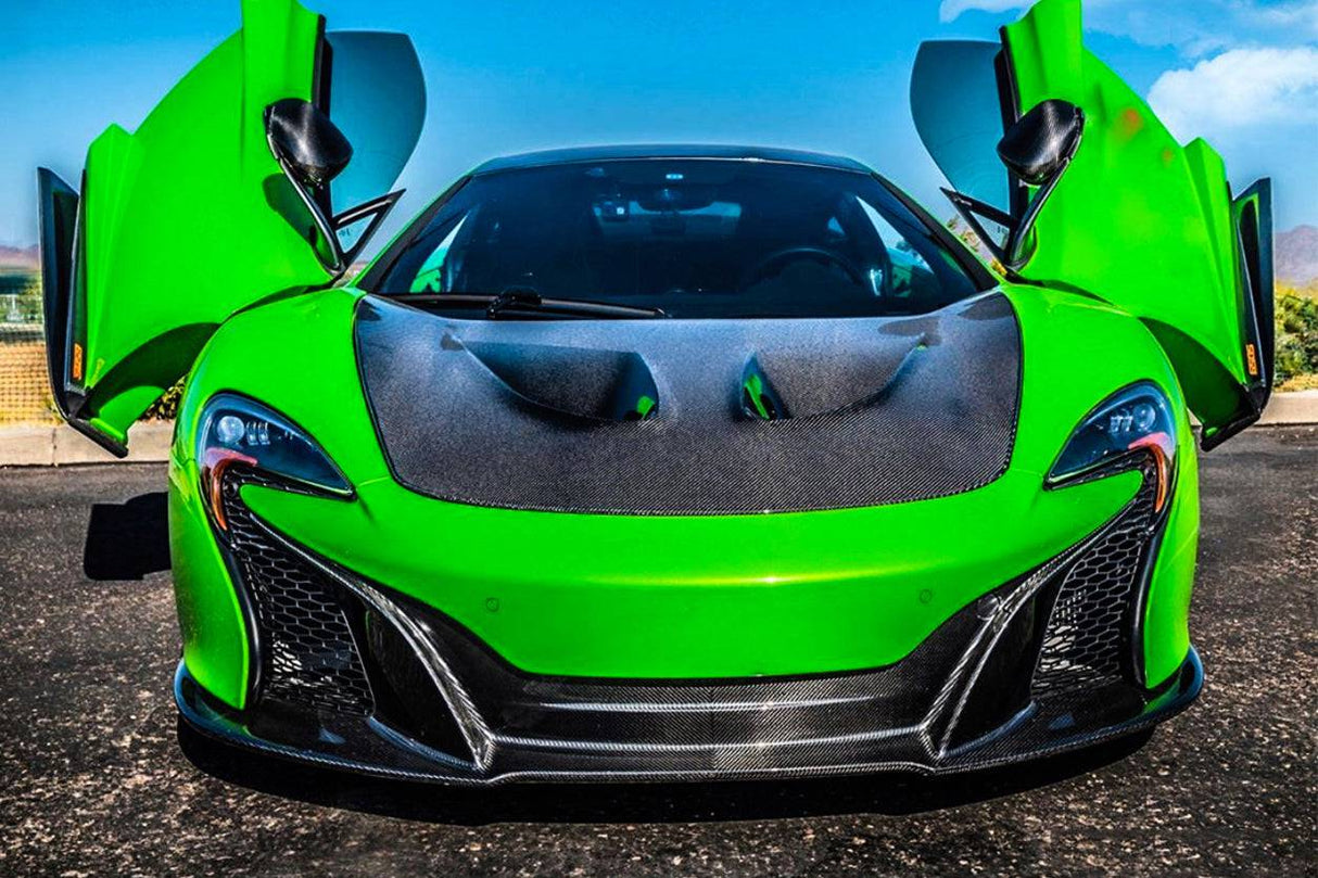 2014-2017 McLaren 650S OEM Style Carbon Fiber Front Lip