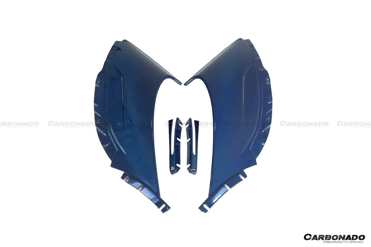 2014-2017 McLaren 650S OEM Style Carbon Fiber Tuning Veins Intake Blades