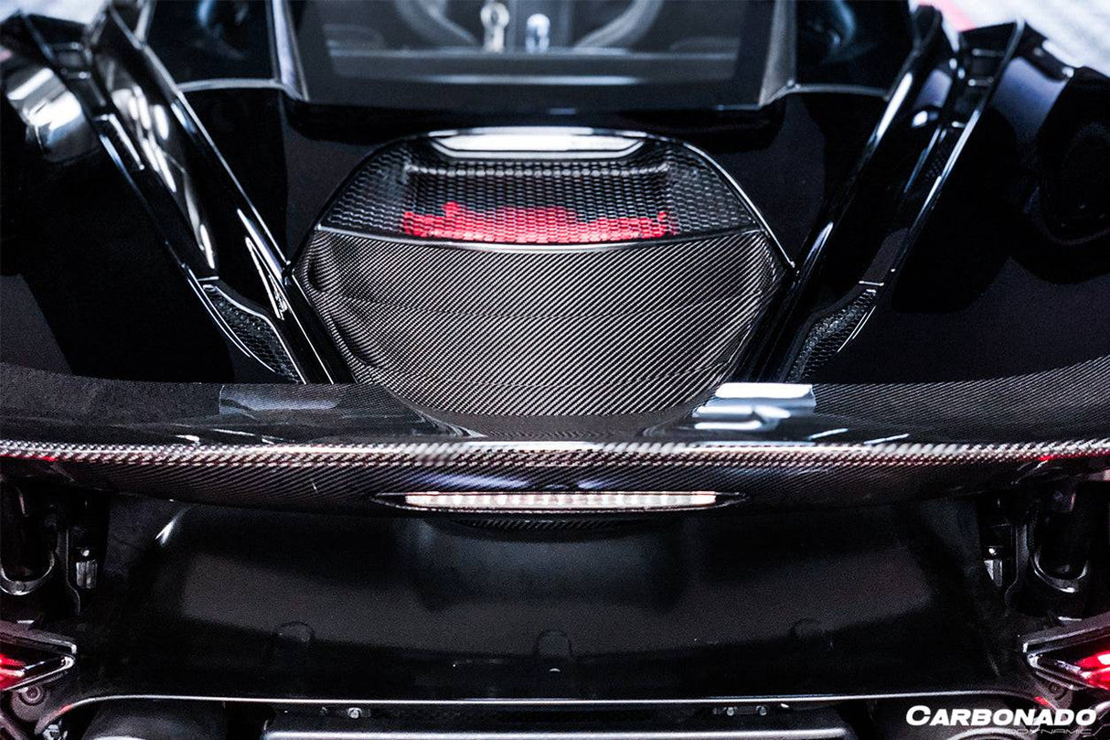 2017-2022 McLaren 720S Coupe Only DRY Carbon Fiber Engine Cover Replacement Dont Fit Spyder