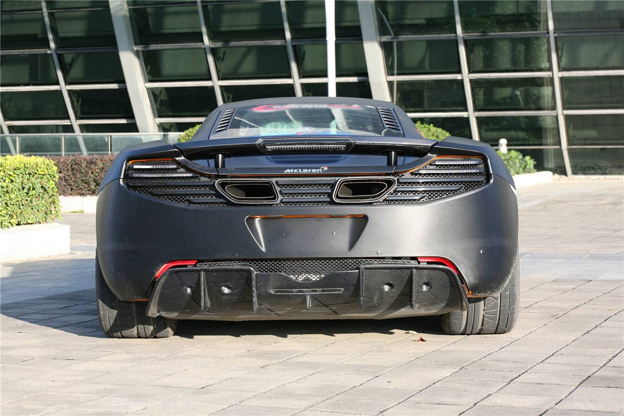 2011-2017 McLaren MP4 12C 650S DP Style Carbon Fiber Rear Diffuser