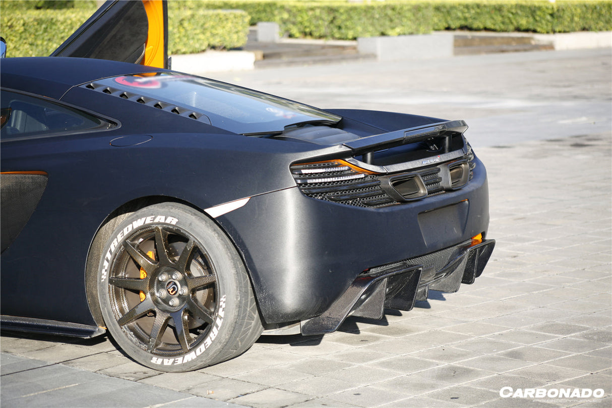 2011-2017 McLaren MP4 12C 650S DP Style Carbon Fiber Rear Diffuser
