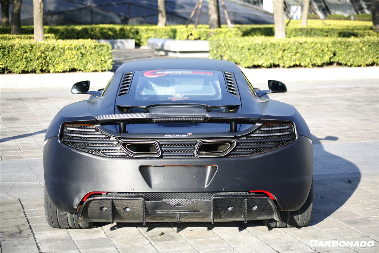 2011-2017 McLaren MP4 12C 650S DP Style Carbon Fiber Rear Diffuser