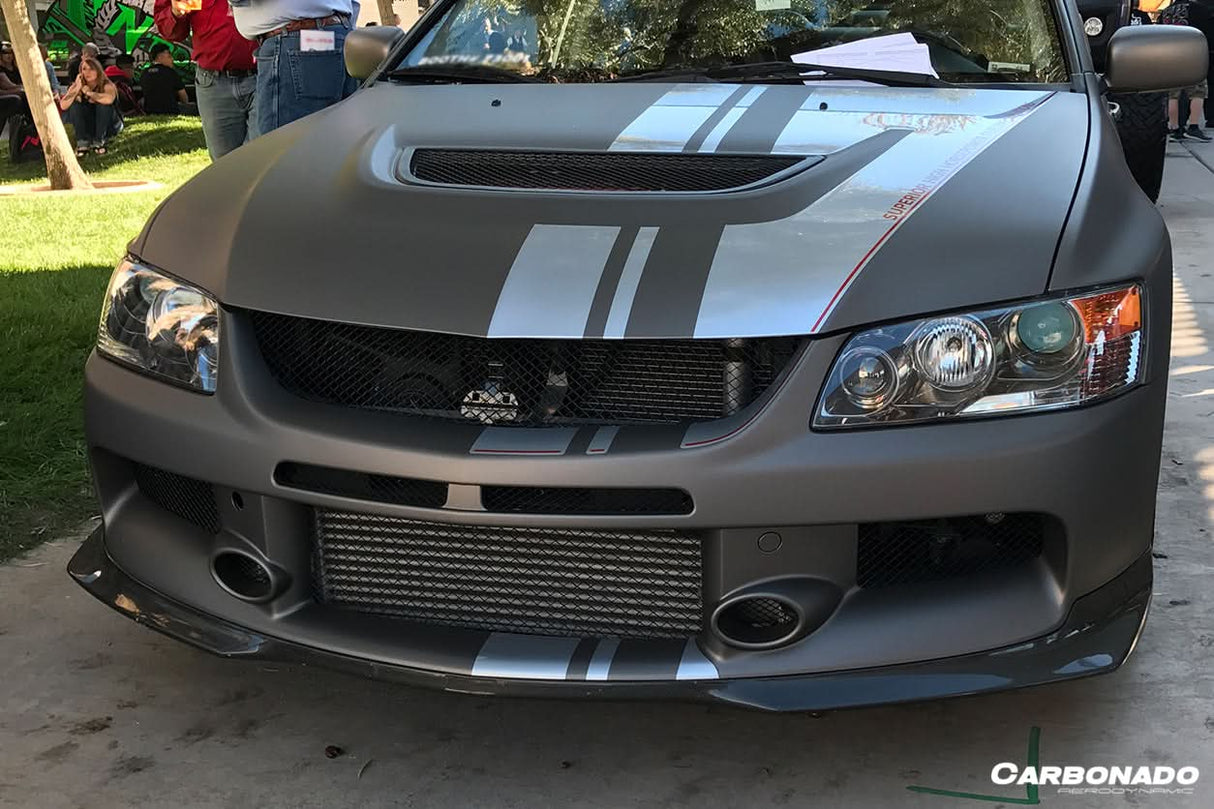 2005-2007 Mitsubishi Evo 9 OE Style Carbon Fiber Front Lip