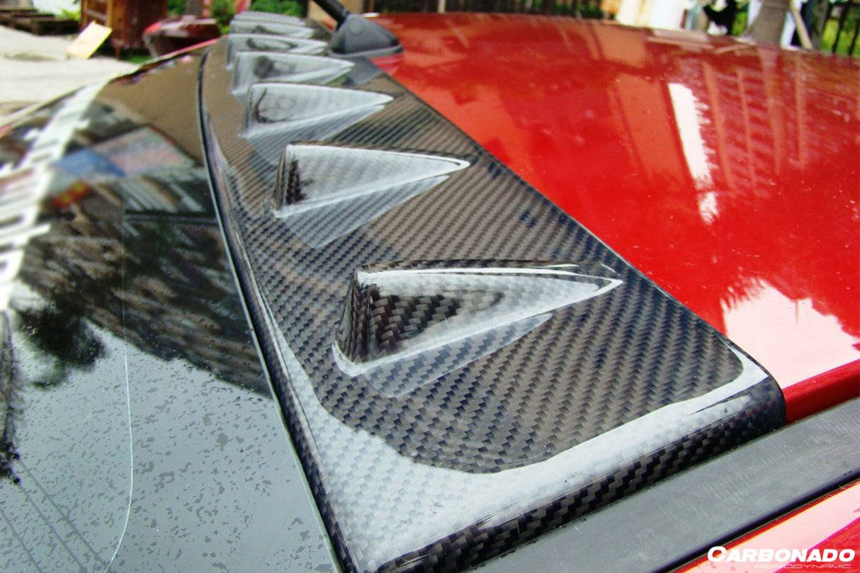 2008-2016 Mitsubishi Lancer Evolution 10 BS Style Carbon Fiber Roof Spoiler