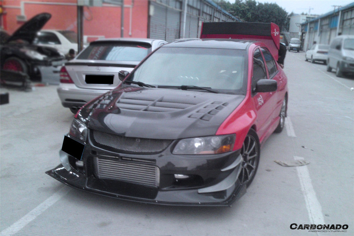 2003-2006 Mitsubishi Evo VTS Style Front Bumper | Fits EVO 7, EVO 8, EVO 9