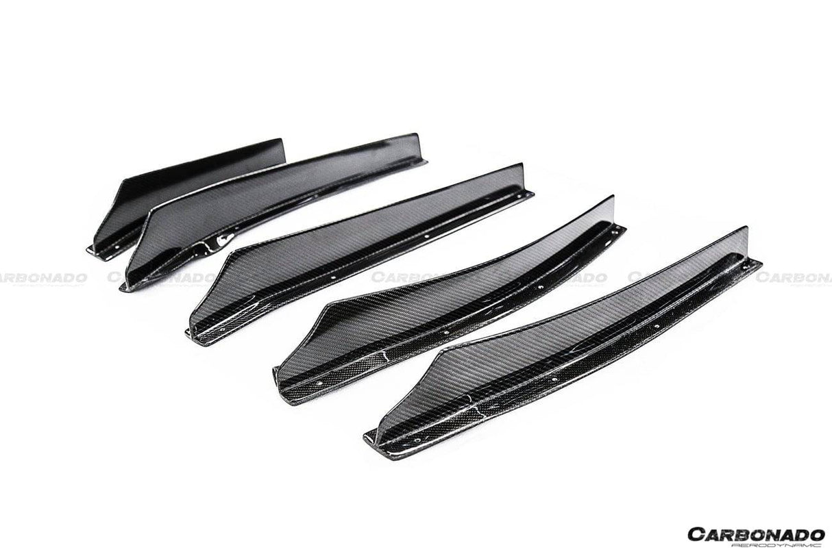 2012-2023 Nissan GTR R35 DBA EBA BKSS Style Carbon Fiber Rear Diffuser Canards