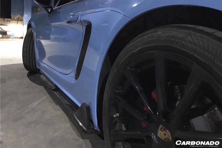 2017-2025 Porsche 718 Cayman Boxster AM Style Carbon Fiber Side Skirts