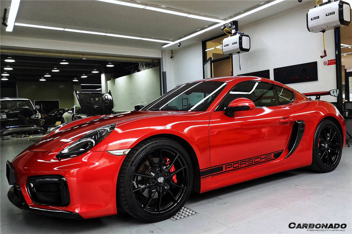 2012-2016 Porsche 981 Boxster Cayman GT4 Style Quarter Panel Side Scoops