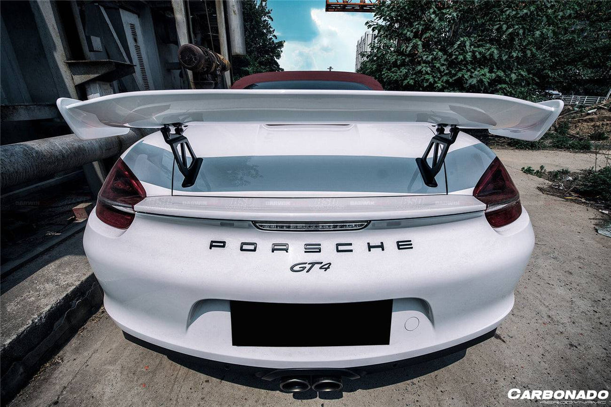 2012-2025 Porsche 981 | 718, Boxster | Cayman GT4 Style Trunk Spoiler Wing