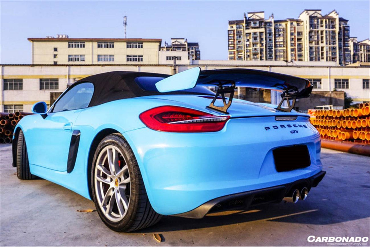 2012-2025 Porsche 981 | 718, Boxster | Cayman GT4 Style Trunk Spoiler Wing