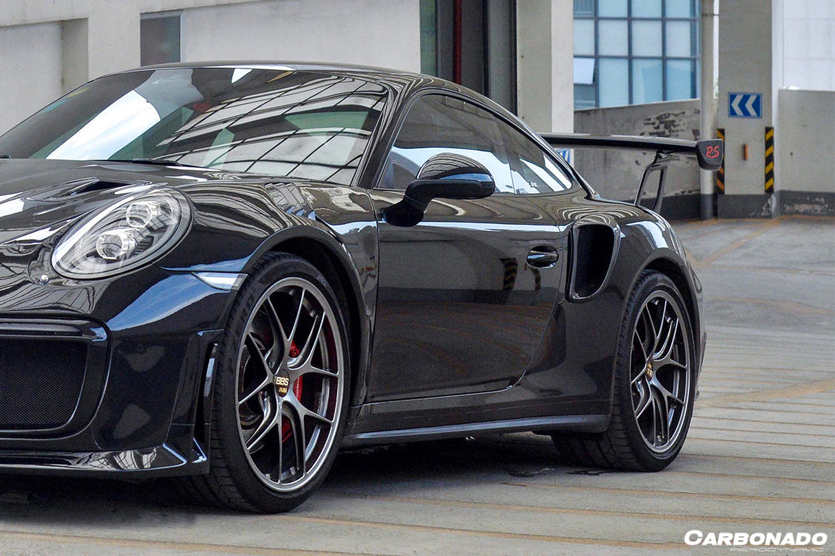 2013-2019 Porsche 911 991 Turbo S GT2RS Style Carbon Fiber Quarter Panel Side Scoops