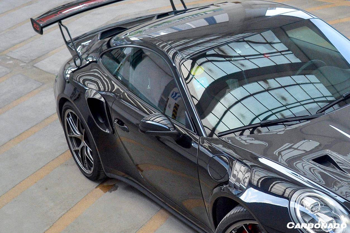 2013-2019 Porsche 911 991 Turbo S GT2RS Style Carbon Fiber Quarter Panel Side Scoops