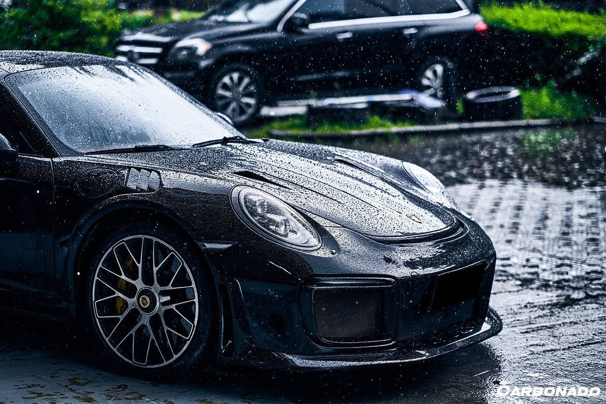 2013-2019 Porsche 991 Carrera Targa S 4 4s GT2RS Style Carbon Fiber Hood