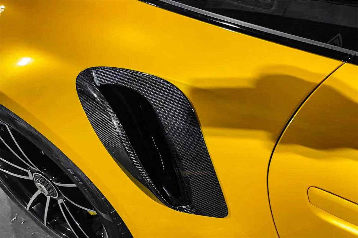 2019-2024 Porsche 911 992 TurboS TA Style DRY Carbon Fiber Quarter Panel Side Scoops