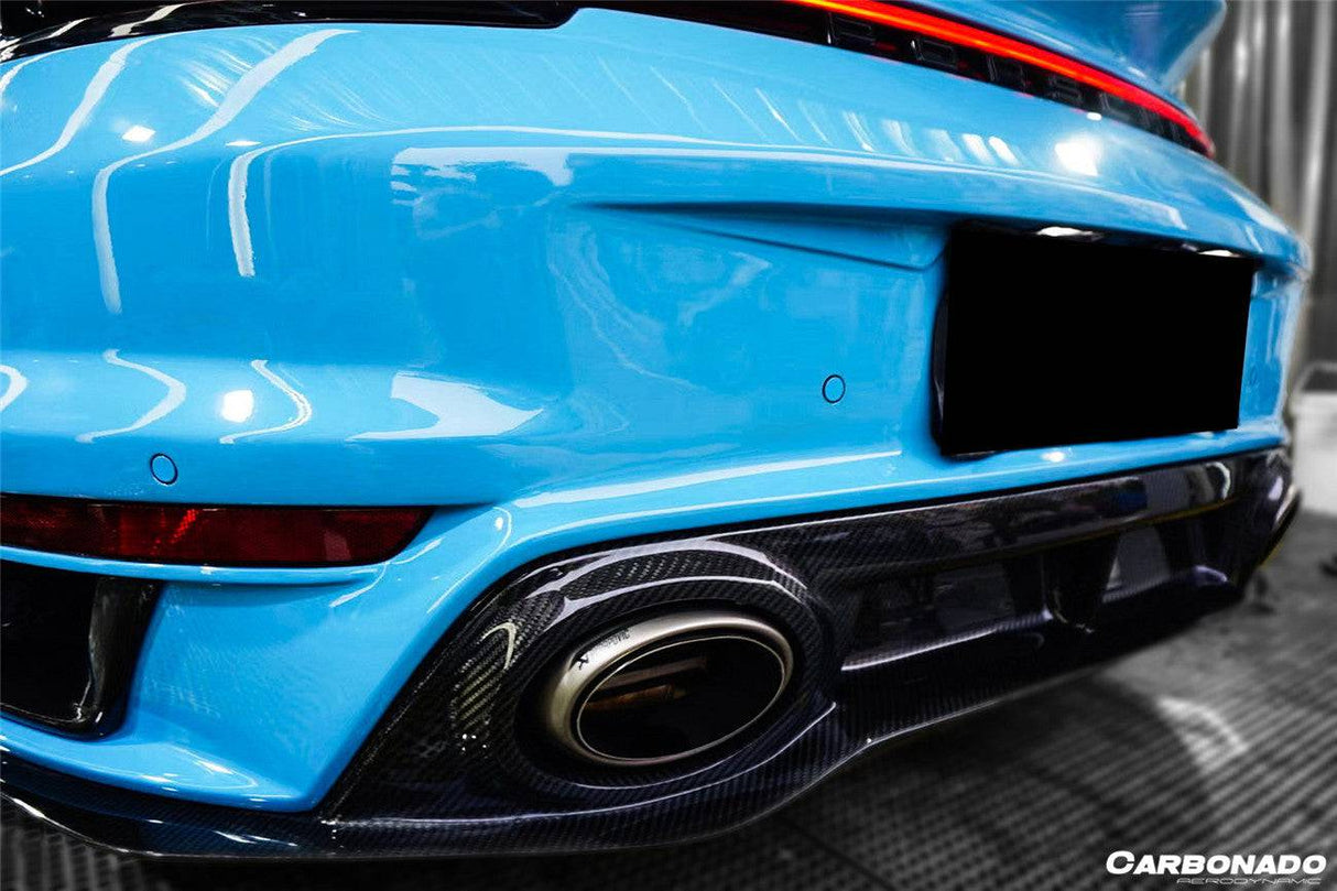 2019-2024 Porsche 911 992 Carrera S 4 4S Targa Cabriolet Turbo Style Rear Bumper