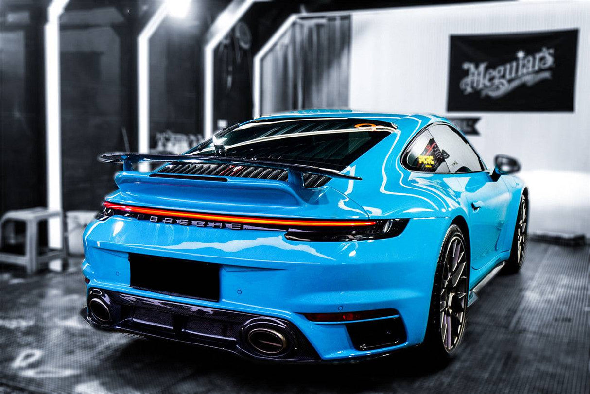 2019-2024 Porsche 911 992 Carrera S 4 4S Targa Cabriolet Turbo Style Rear Bumper