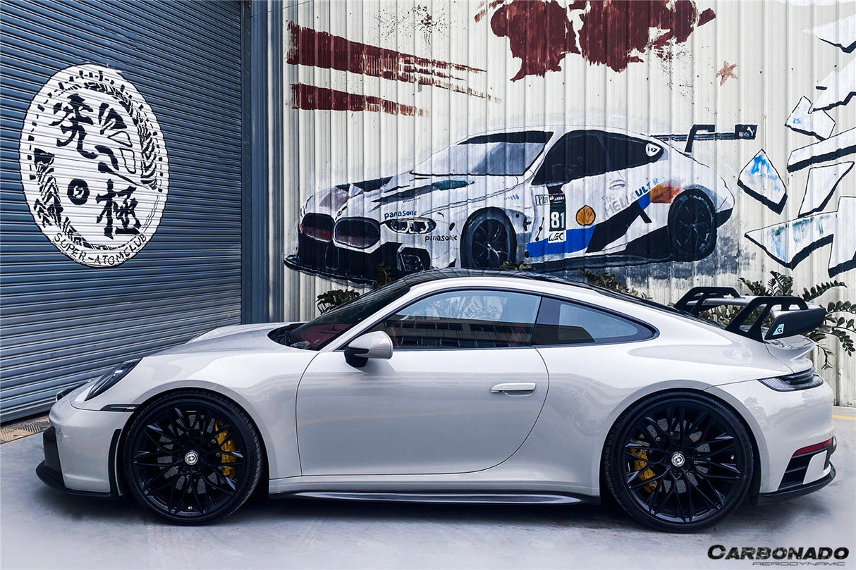 2019-2024 Porsche 911 992 Carrera& S 4 4S Targa Cabriolet GT3 Style Side Skirts