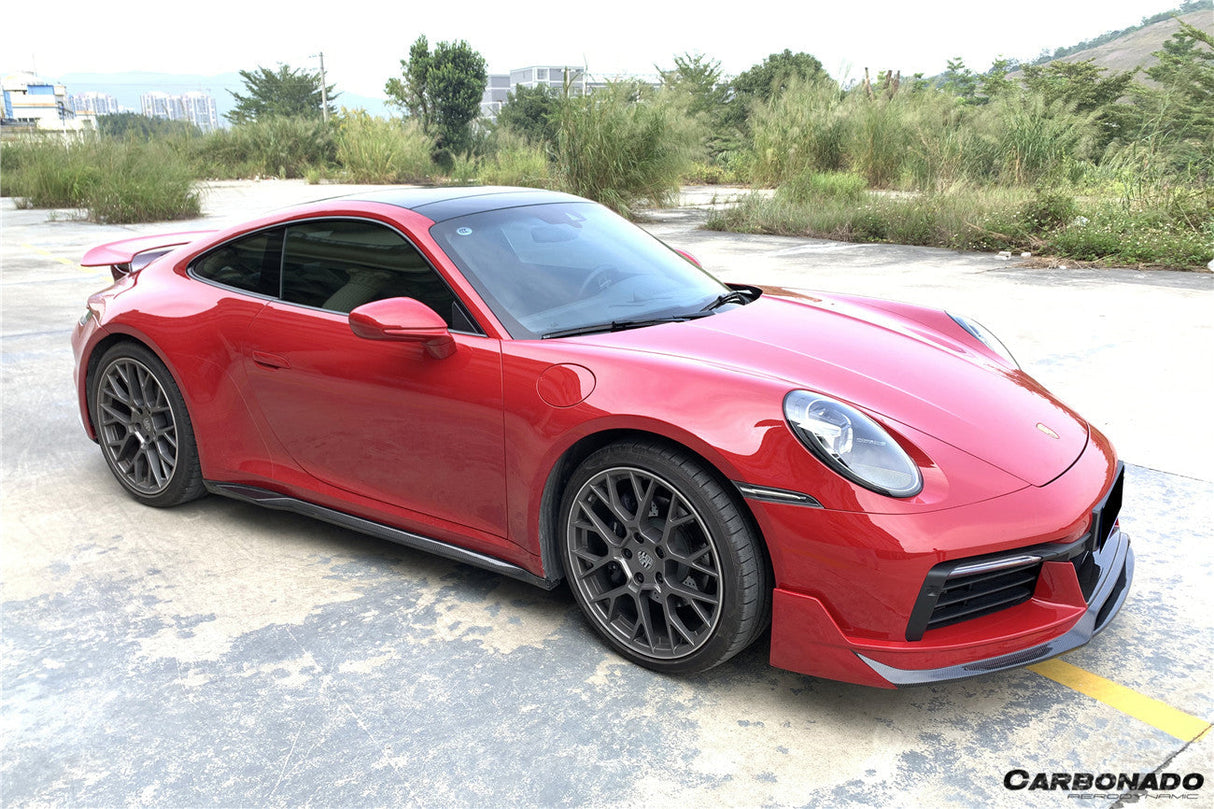 2019-2024 Porsche 911 992 Carrera Targa S 4 4S WP Style Dry Carbon Front Lip