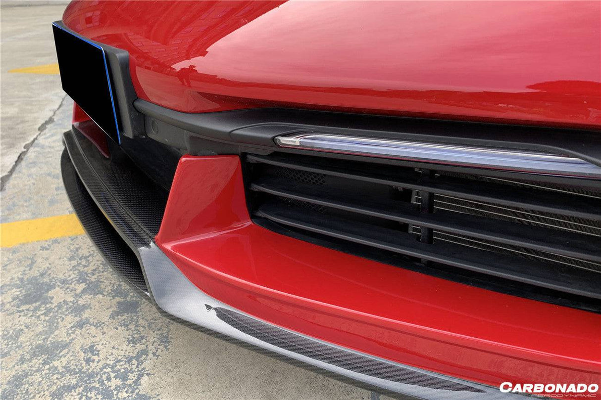 2019-2024 Porsche 911 992 Carrera Targa S 4 4S WP Style Dry Carbon Front Lip