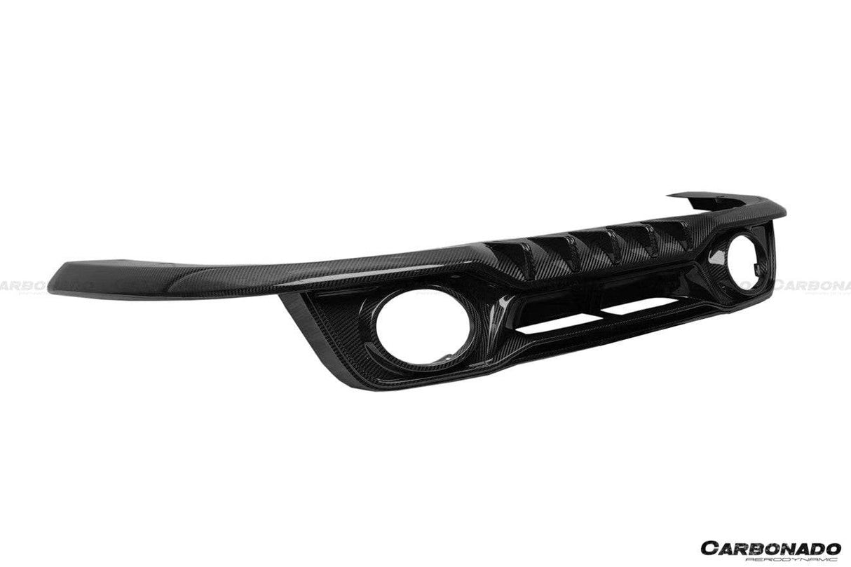 2019-2024 Porsche 911 992 Turbo S TA Style DRY Carbon Fiber Rear Lip With Winglets