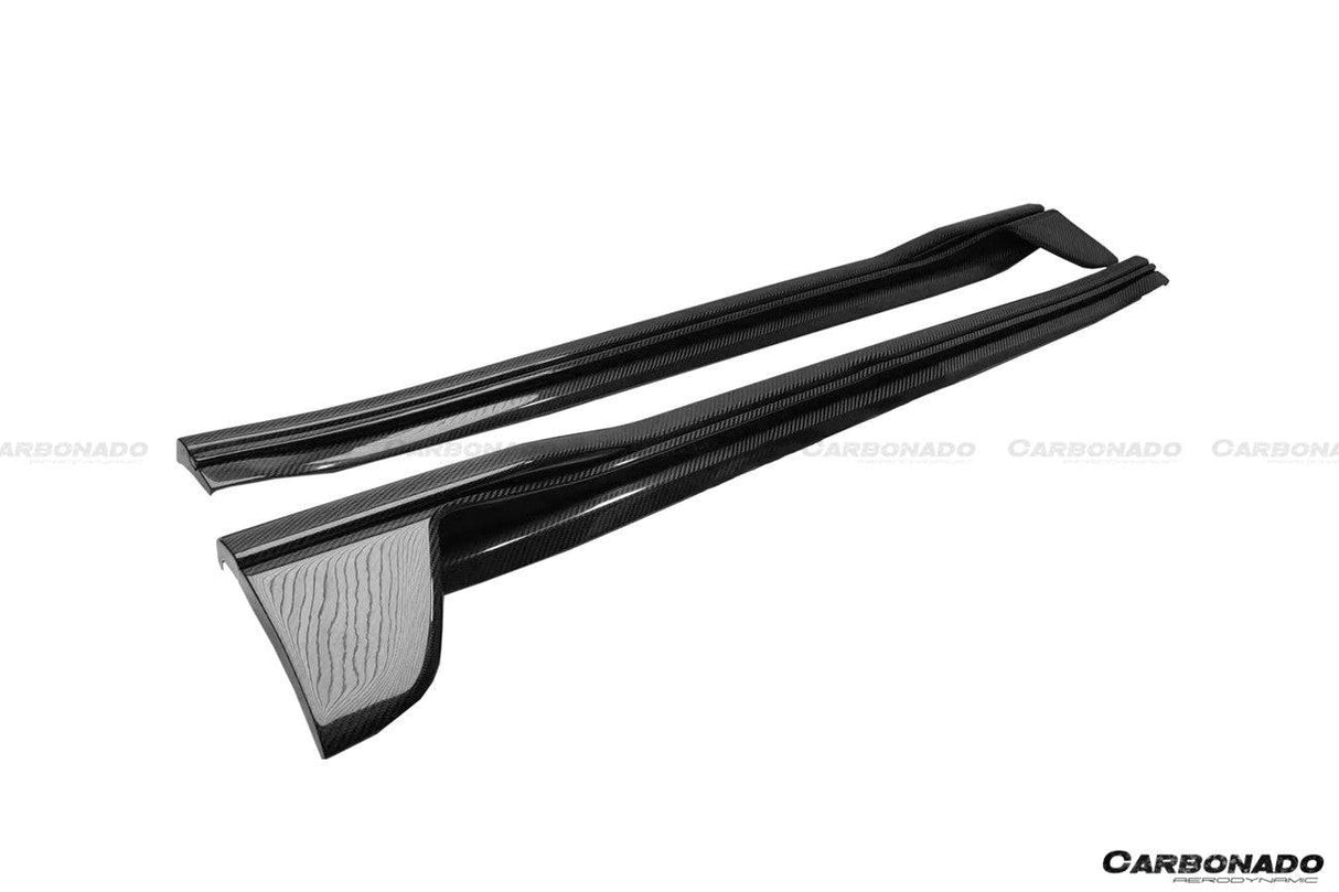 2019-2024 Porsche 911 992 TurboS TA Style DRY Carbon Fiber Side Skirts