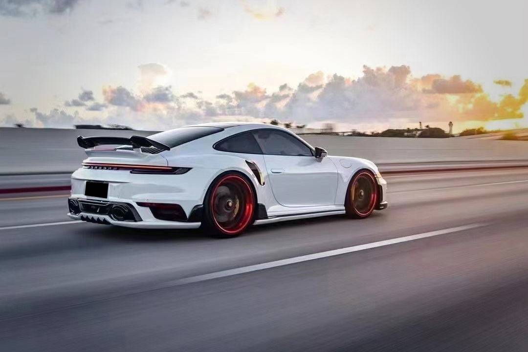 2019-2024 Porsche 911 992 Turbo S TA Style DRY Carbon Fiber Trunk Spoiler (Can Not Fit Sport Design Wing)