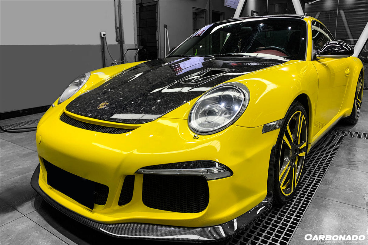 2005-2012 Porsche Carrera 911 997 Turbo Cayman Boxster 987 GT2RS Style Carbon Fiber Hood