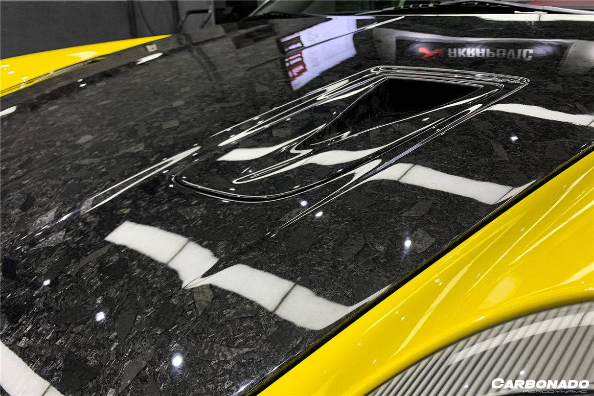 2005-2012 Porsche Carrera 911 997 Turbo Cayman Boxster 987 GT2RS Style Carbon Fiber Hood