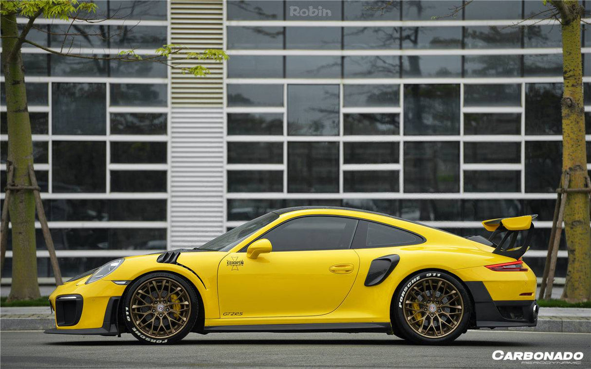 2012-2019 Porsche 911 991.1 991.2 Carrera S GT2RS Style Carbon Fiber Quarter Panel Side Scoops