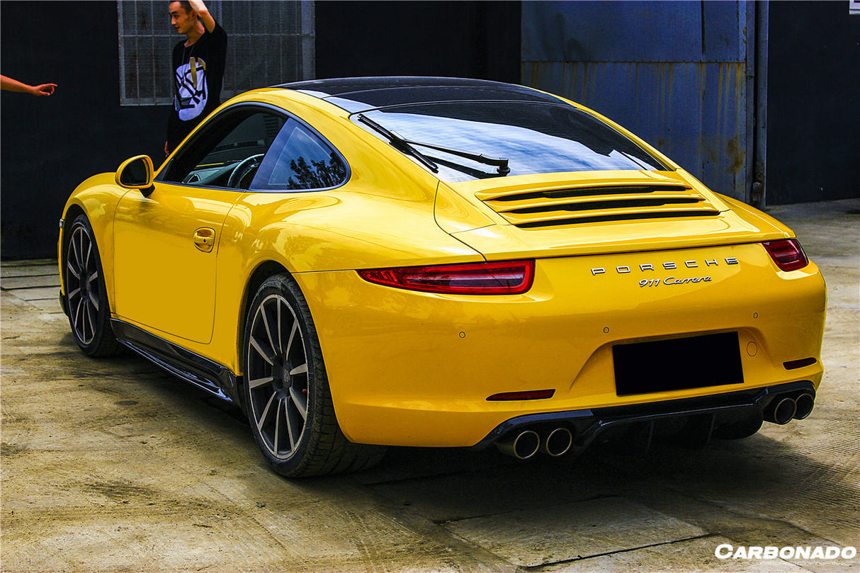 2012-2015 Porsche 911 991.1 Carrera S 4S VRS Style Carbon Fiber Rear Diffuser