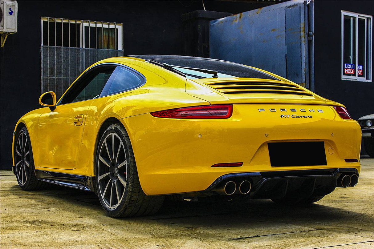 2012-2015 Porsche 911 991.1 Carrera S 4S VRS Style Carbon Fiber Rear Diffuser
