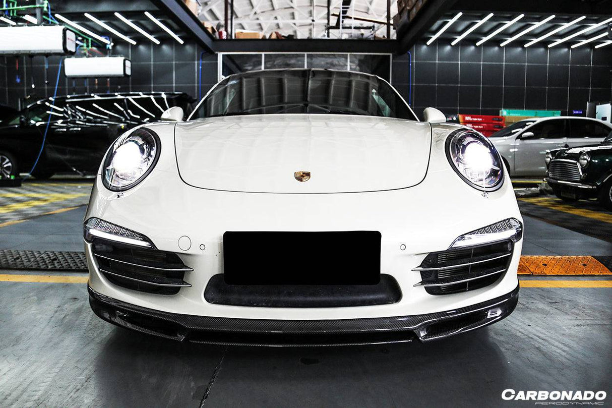 2012-2015 Porsche 911 991.1 Carrera S 4S VRS Style Carbon Fiber Front Lip