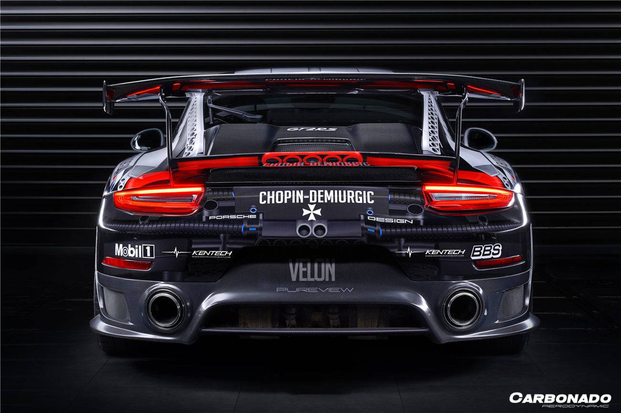 2016-2019 Porsche 911 991.2 Carrera S 4S GT2RS Style Trunk Spoiler