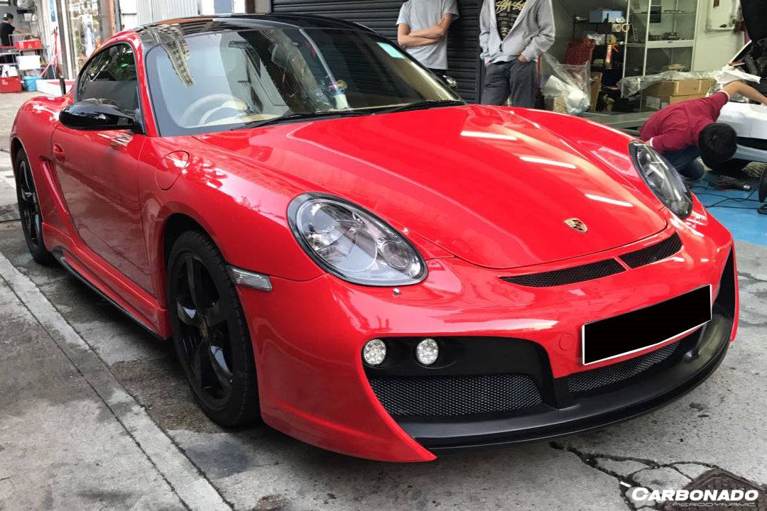 2005-2008 Porsche Cayman Boxster 987 TA Style Front Bumper with LED Lights
