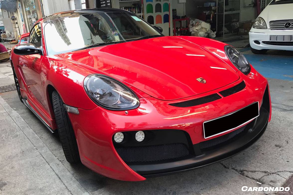 2005-2008 Porsche Cayman Boxster 987 TA Style Front Bumper with LED Lights