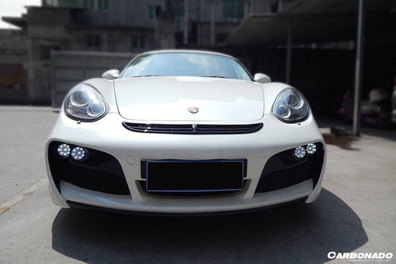 2009-2012 Porsche Cayman Boxster 987 TA Style Front Bumper with LED Lights