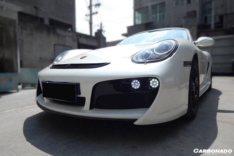 2009-2012 Porsche Cayman Boxster 987 TA Style Front Bumper with LED Lights