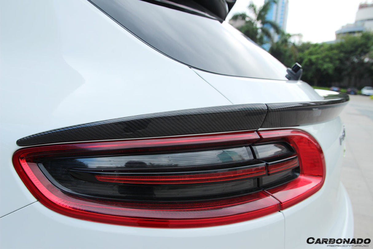 2014-2019 Porsche Macan BS Style Carbon Fiber Rear Decklid Spoiler