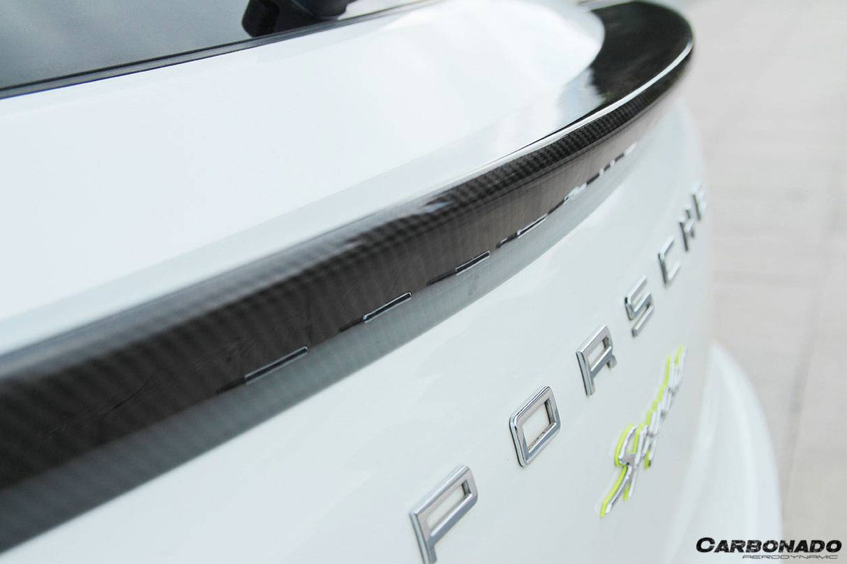 2014-2019 Porsche Macan BS Style Carbon Fiber Rear Decklid Spoiler