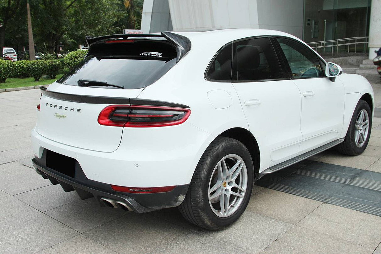 2014-2019 Porsche Macan BS Style Carbon Fiber Roof Spoiler