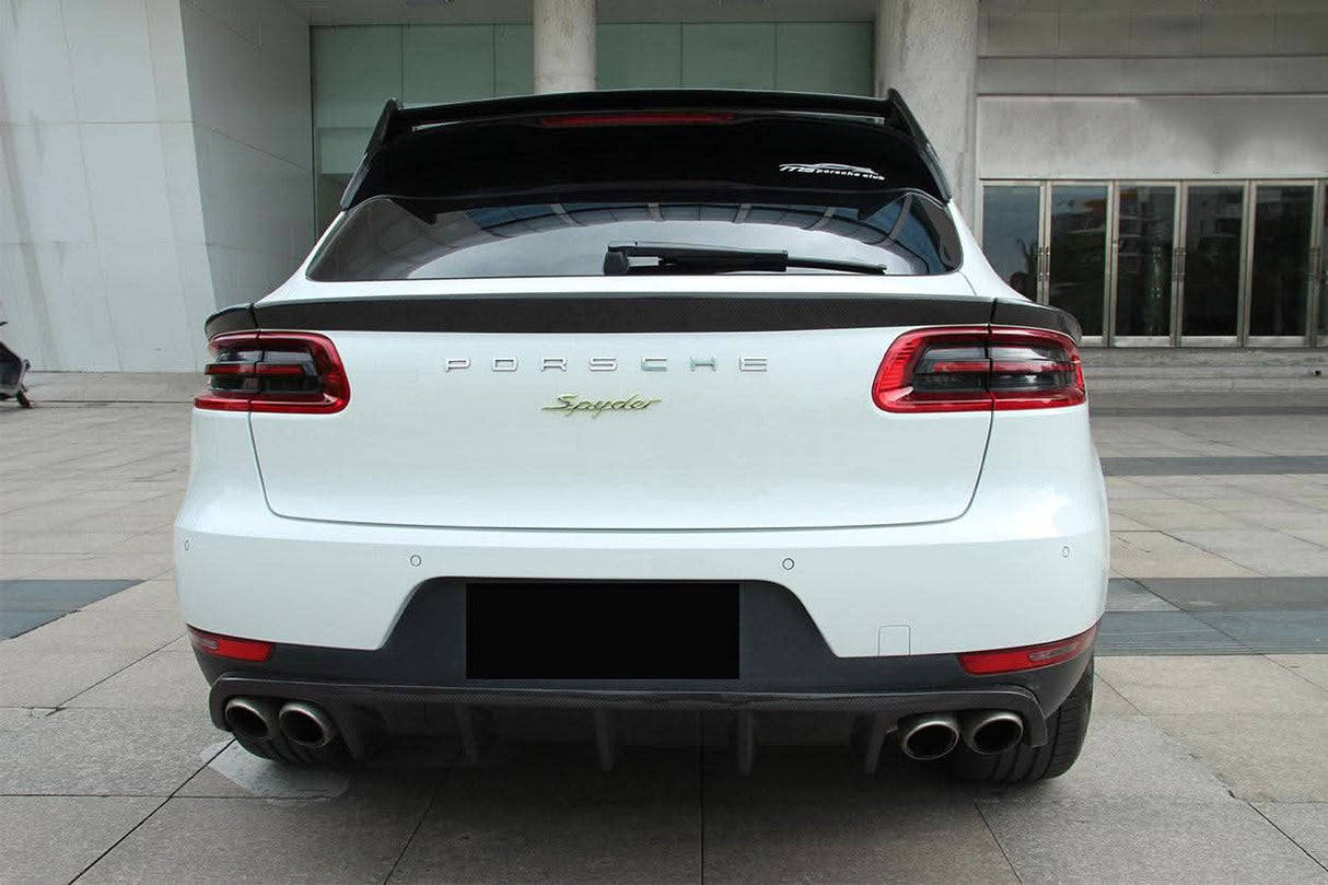 2014-2019 Porsche Macan BS Style Carbon Fiber Rear Diffuser