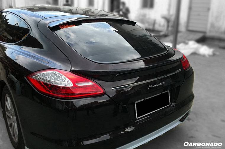 2010-2013 Porsche Panamera 970.1 TAS Style Carbon Fiber Roof Spoiler