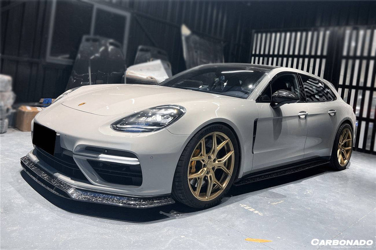 2017-2023 Porsche Panamera 971 4S 4 GTS OD Style DRY Carbon Fiber Side Skirts