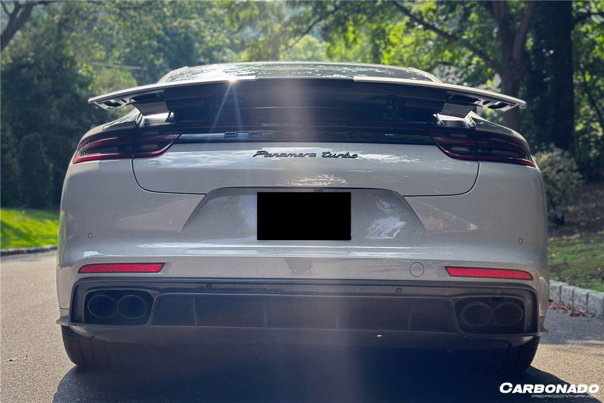 2017-2023 Porsche Panamera 971 4S 4 GTS OD Style Carbon Fiber Rear Lip