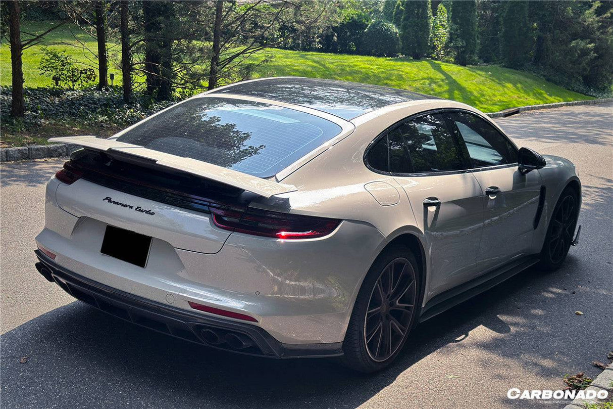 2017-2023 Porsche Panamera 971 4S 4 GTS OD Style Carbon Fiber Rear Lip
